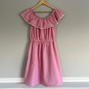 Off the shoulder Pinstripe dress size M